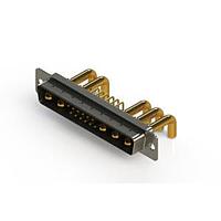 EDAC 629-17W5250-4N1 Mixed Contact D-Sub Connectors Right-angle Power Combo D-Sub Connector