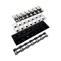 Ledil C17532_DAISY-7X1-SHD-MET LED Lenses Shade rectang 7 Pos mm (D)