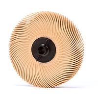 3M Electronic Specialty 7000046161 Flat Cables Scotch-Brite Radial Bristle Disc, RB-ZB, 6 Mic, 3 in x 3/8 in, Thin Bristle, 40/Carton, 80 ea/Case