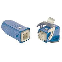 HARTING 10360030004 Headers & Wire Housings Han-Kit-Ex3A Screw Terminal - Han Ex 3A, 3pins+GND, straight hood, angled housing  (IECEx Intrinsically Safe - IEC EN 60079)