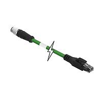 Molex 1201080258 Ethernet Cables / Networking Cables CSE M12ETH 4P DC MA STR RJ45 STR PUR 10M