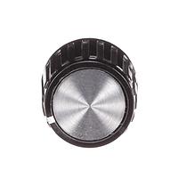 APEM MPKG60B1/4 Cylindrical Knob Control knob ribbed wht line indctr-side