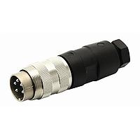 Amphenol Tuchel T 3400 048 Connectors MALE STRAIGHT CONN 6C GOLD 4-6MM