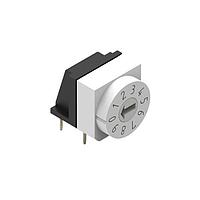Wurth Elektronik 429427320911 Rotary Switches WS-ROTU Rotry Switch 10Pos Rgt Ang Ivory