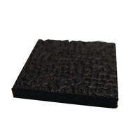 Essentra Components ASPS-8-125 Anti-Slip Pads Bumper,Adh Mnt,Square,Blk,.50 in Sqaure