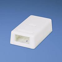 Panduit UICBX2WH-A Wire Ducting & Raceways Surface Mount Box, 2 Port, Ultimate ID,