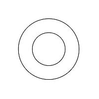 Essentra Components 17W07301 Flat Washer Flat Washer, .390 ID, .720 OD, .300 Thick