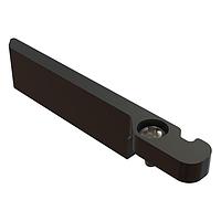 Wakefield Thermal 452E-200VLB-JT Ejectors Ejector, 2" L, 7075-T6 Aluminum, Left Hand, Black Anodize, Injection, Thick