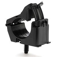 HellermannTyton 156-02636 Cable Mounting & Accessories Fir Tree Mount Ratchet Clamp, 0.76 - 1.42" Bundle Dia, FT6.5LG, PA66HIRHSUV, Black, 250/ctn