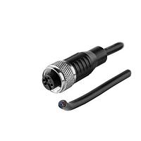 Same Sky (formerly CUI Devices) CDM1229-03A-01FST-1M-67 Sensor Cables / Actuator Cables M12 Female Molded  Cable, Straight, UnShielded?A-Coding 3PIN , Cable Jaket PVC 1.0M, Screw M12X1.0