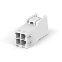 AMP Connectors - TE Connectivity 1-368587-1 Receptacle Housing PDL 4P CAP 3.96 D/R F/H(GWT) N