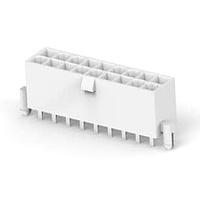 AMP Connectors - TE Connectivity 1-2029059-8 Shrouded 18P VRT HDR W/PGS GLOW WIRE