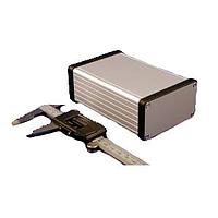 Hammond Manufacturing 1455K1201 PC Board 4.8x3.1x1.7"Extruded wMetalEnds Clear