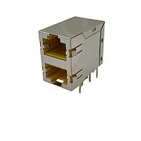 Adam Tech MTJG-2-88JX1-FSG-PG-P114C Modular GANGED MODULAR JACK 2*1PORT 8P8C