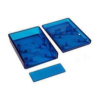 Hammond Manufacturing 1593PTBU Hand Held Instrument Box w/BattDoor, ABS 3.6x2.6" ClearBlue