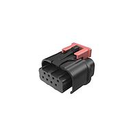 Amphenol FCI 10155470-C008LF Automotive Connectors Minitek MicroSpaceXS ,1.27mm Crimp-to-Wire Connector Platform, Wire to Board Receptacle, 8 Position., STG, Top Latch, WaterProof