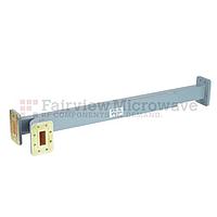 Fairview FMWCP1026 10 dB WR-112 Directional Waveguide Broadwall Coupler With CPR-112G Grooved Flange and E-Plane Coupled Port from 7.05 GHz to 10 GHz