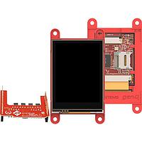 4D Systems gen4-uLCD-24PT-AR Resistive 2.4" gen4 LCD pack for Arduino with gen4-uLCD-24PT, Arduino Adaptor Shield + Cable