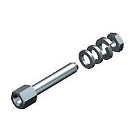 Molex / FCT 173112-0015 D-Sub Tools & Hardware FCT SCREW 4-40 UNC 20.6 STAINLESS STEEL