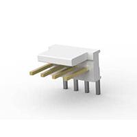 AMP Connectors - TE Connectivity 3-641214-4 Unshrouded POLARIZED HEADER 4P R.A. Post gold