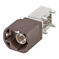 Rosenberger D4S20D-40MA5-F PCB Connectors Right Angle Plug PCB w/Housing T&R Brown