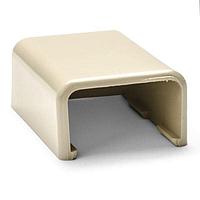 HellermannTyton TSRP2I-36 Wire Ducting & Raceways End Cap, 1-1/4", 3-Piece, PVC, Ivory, 10 Individual/bg