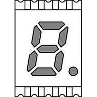 Kingbright ACSA04-41PBWA/A-F01 LED Displays BLUE DIFFUSED 1 DIGIT