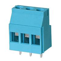 Same Sky (formerly CUI Devices) TB010-508-21BE Fixed Terminal Blocks Terminal block, screw type, 5.08 , horizontal, 21 poles, CUI Blue, slotted screw, PCB mount