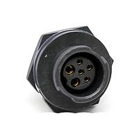 Amphenol LTW BBD-06RMFS-QC8001 Standard Circular Connector STD,RECEPTACLE(REAR) (2+4)PIN M CON F PIN