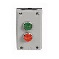 Eaton M22-C2-M2V Pushbutton Control Stations CONTROL STATN FLSH GRN 1NO EXTD RED 1NC