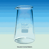 SciLab SL.Bea1041 Popular Conical Beakers (100ml; Spout)