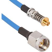 Amphenol SV Microwave 7032-7434-120 RF Cable Assemblies SMPS VITA 67.3 Male Cbl. Assem.