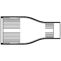AMP Connectors - TE Connectivity 202S163-100C-0 Boot Heat Shrink Boot 202S163-100C-0