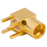 Amphenol RF 262105 PCB Connectors MMCX RIGHT ANGLE PCB RECEPTACLE GOLD