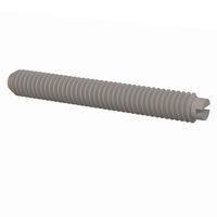 Essentra Components 010640S100 Set Screw Set Screw, Slotted Head, #6-40 Thread, 1 Lg