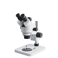 Hoyamo HTX-10T Trinocular Continuous Zoom Stereo Microscope (7X-45X, Trinocular)