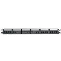 Panduit CPPKL6ATG24WBL Wire Ducting & Raceways Patch Panel Kit, 24 Port, Cat 6A TG Styl