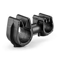 HellermannTyton 156-02296 MOC Clip to MOC Clip MOC Clip to MOC Clip, 6 mm, 9 mm, PA66HIRHSUV, Black, 2000/ctn