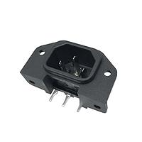 Delta Electronics, Inc. SK-1010 Modules IEC Connector, 250VAC, 15A (UL/CSA)/10A (VDE), PCB-PCB