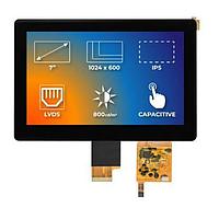 Riverdi SM-RVT70HSLNWC00 TFT LCD Displays  7.0" LVDS, High Brightness, IPS, UxTouch, ILI2132