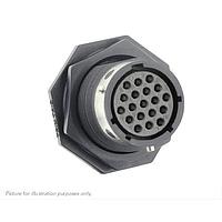 Eaton Souriau-Sunbank UTGX71419S Receptacles Jam nut receptacle, without backshell, for 19 female contacts, IP68/69K