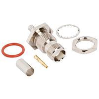 Amphenol RF 122479 Connectors TNC BLKHD CRIMP JACK 223/142-50 OHM TF