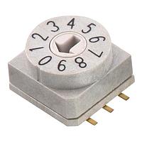 Wurth Elektronik 428521320816 Rotary Switches WS-ROSV IP67 16Pos 2.54mm Lt Grey