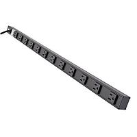 Tripp Lite PS3612B Power Outlet Strips 36" BLACK PS,W/ 12 OUTLETS
