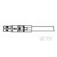 AMP Connectors - TE Connectivity 2-2083032-2 Lighting Cables MINI HVL CABLE ASSY FEMALE TO PIGTAIL