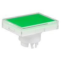 NKK Switches AT3006JF Button RECT LED CAP GRN