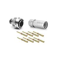 Amphenol SINE Systems RT06128PNH03SS-K Connector Kits Plug Kit, Pin, with silicone seal IP69k
