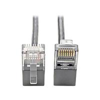 Tripp Lite N201-SR2-GY Cat 6 2FT GRAY CAT6 SLIM RT ANG CBL