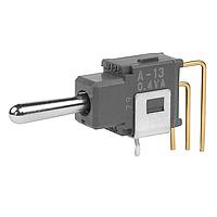 NKK Switches A13AV1 Process Sealed Subminiature Toggles SPDT ON-OFF-ON VERT.