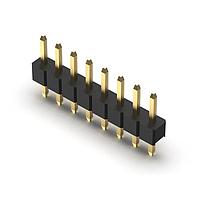 GCT (Global Connector Technology) BG030-02-A-0450-0300-N-G Headers 2w, 2.54mm Pitch Pin Hdr, SIL, TH, Vert, GF, Box